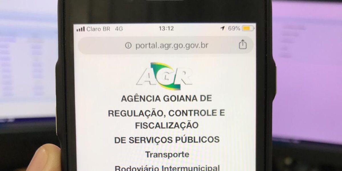Portal de Serviços de Transportes da AGR tem nova tela