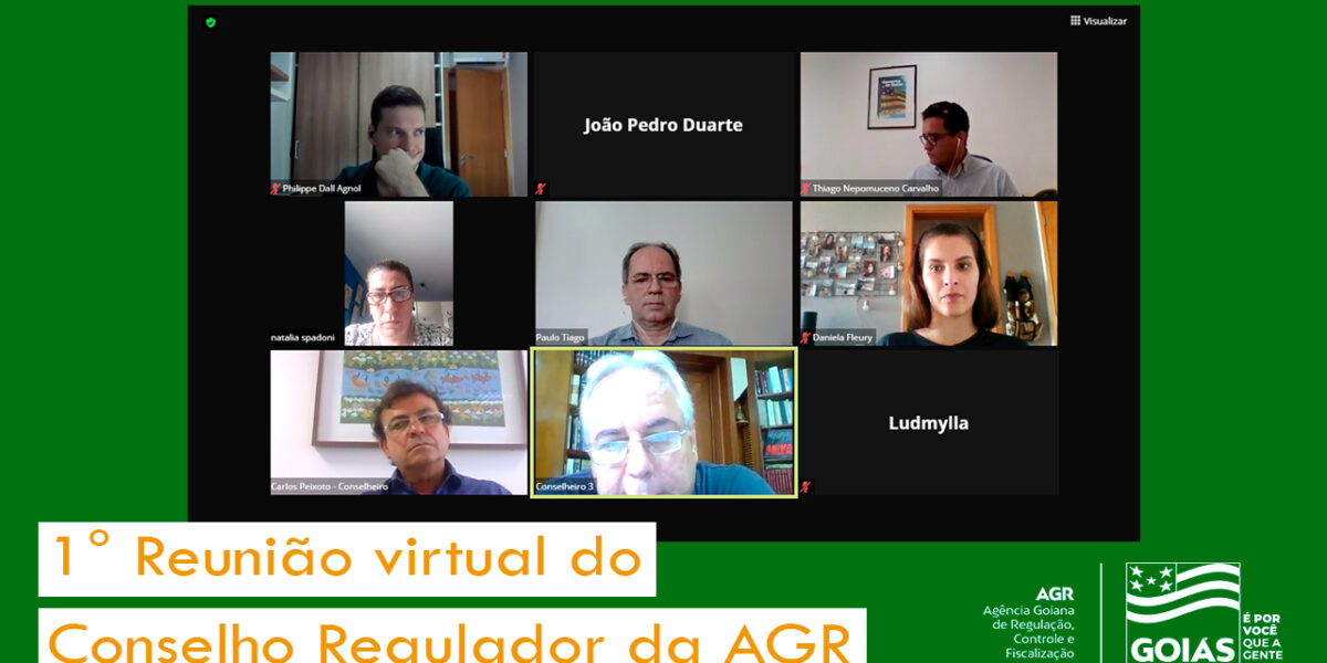 Conselho Regulador realiza primeira reunião virtual
