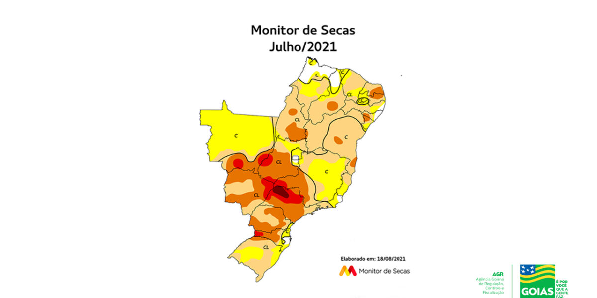Goiás registra em julho a pior seca desde o início do monitoramento pela ANA