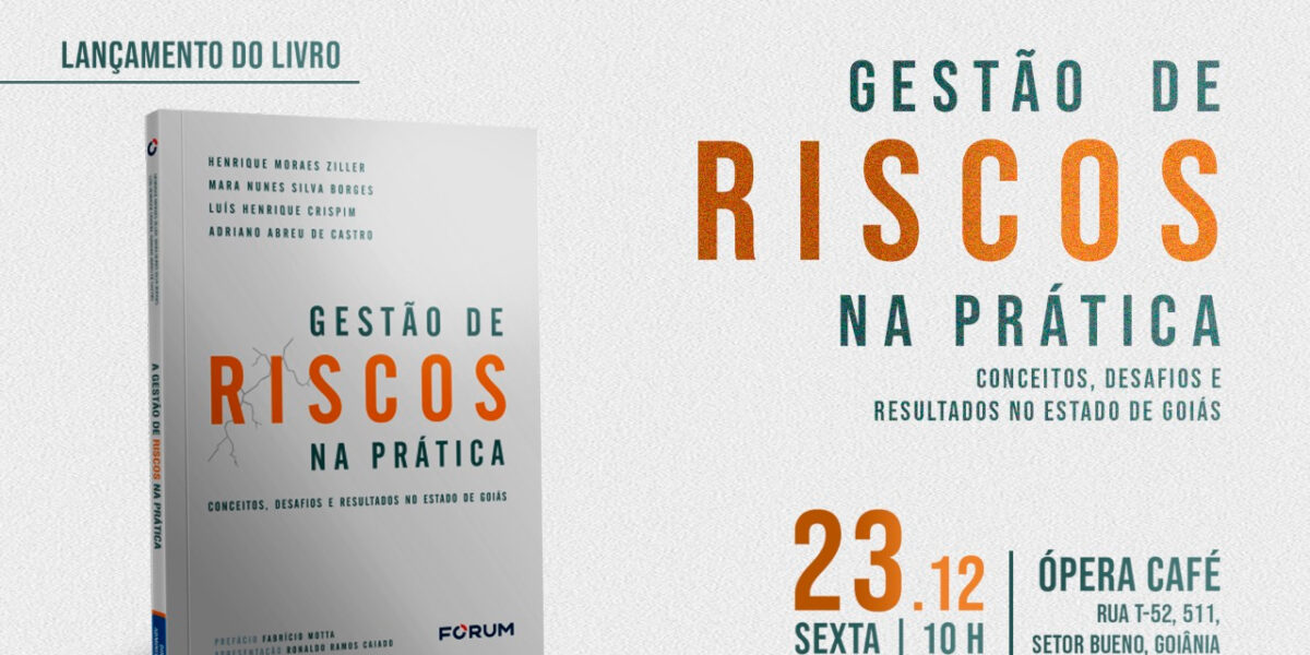 Gestão de riscos no governo de Goiás é tema de livro de gestores da CGE
