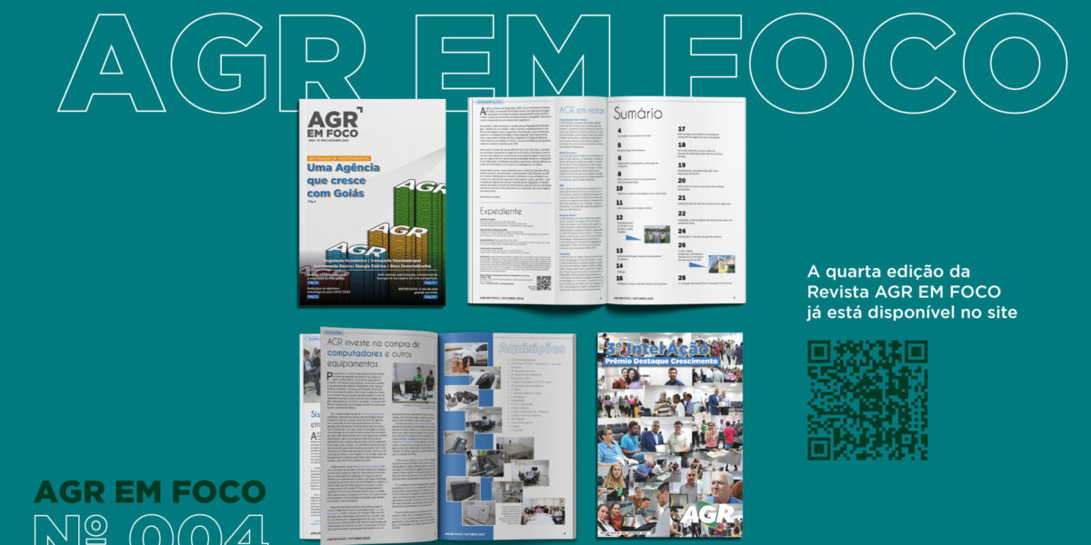 AGR lança edição de outubro da revista AGR em FOCO