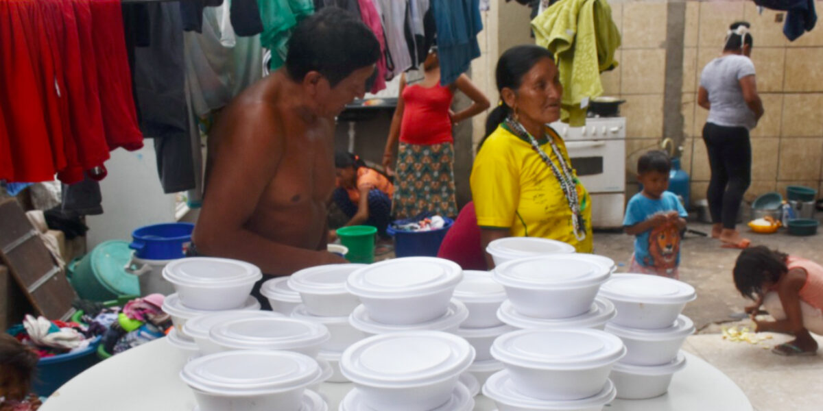 Parceria do Governo do Estado com organizações sociais garante refeição para migrantes venezuelanos