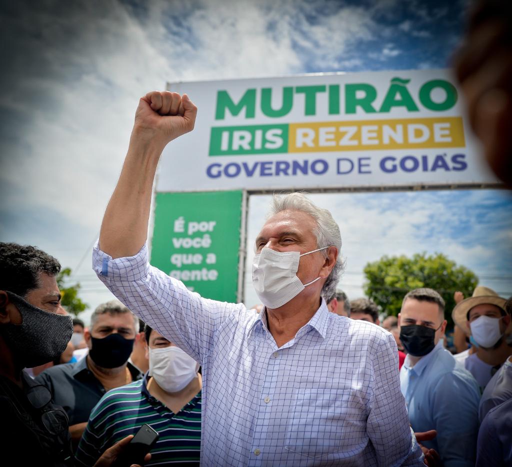 Governador Ronaldo Caiado no segundo dia da primeira edição do Mutirão Iris Rezende Governo de Goiás