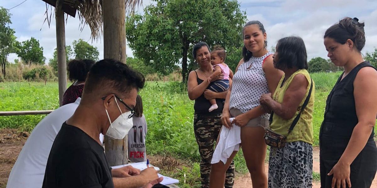 Governo de Goiás realiza serviços de registro civil para indígenas, em Aruanã