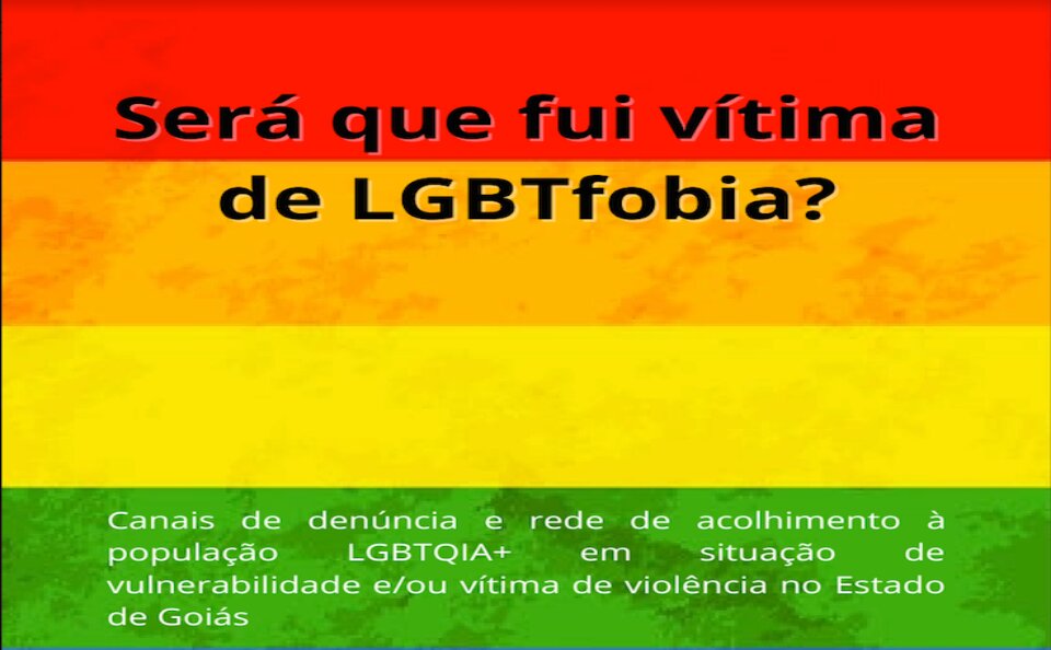 Cartilha do Comitê Estadual de Enfrentamento à LGBTfobia no Estado de Goiás (Comellg)