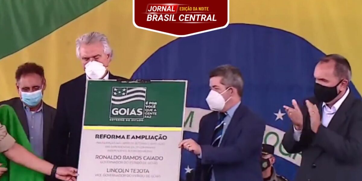 Governador Ronaldo Caiado entrega reforma da sede e nova viatura aos bombeiros de Nerópolis