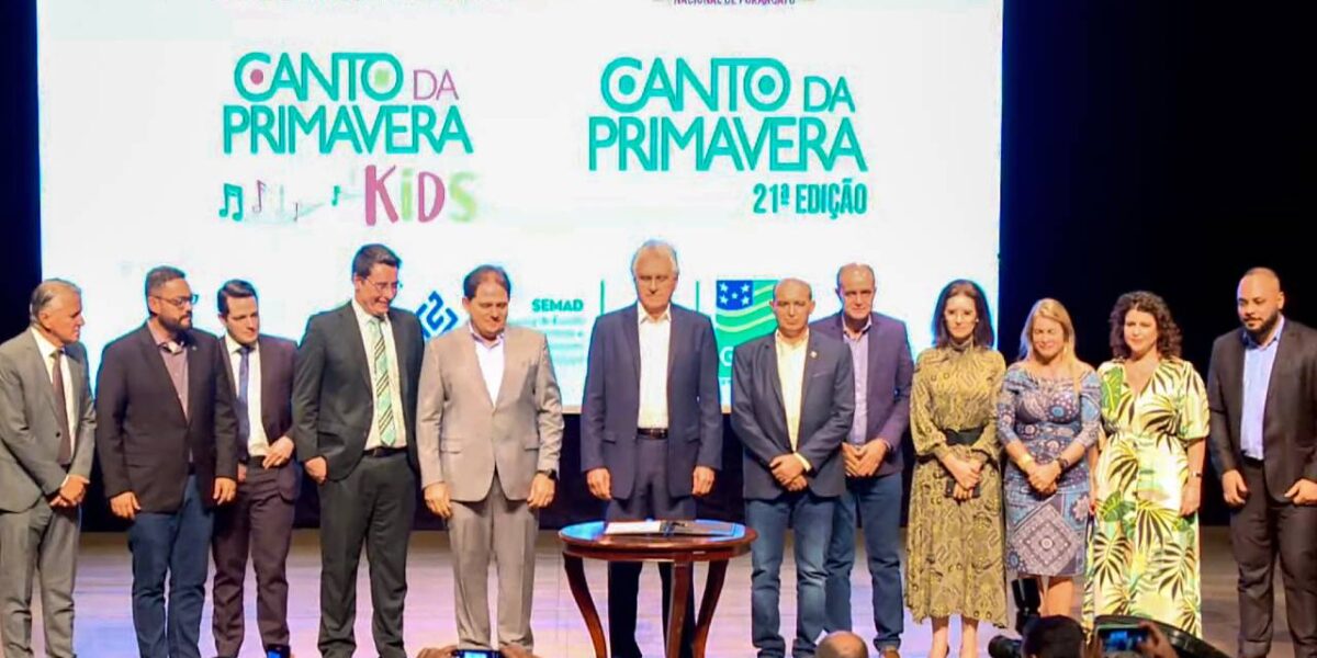 Caiado saneia dívidas e lança projetos do setor cultural