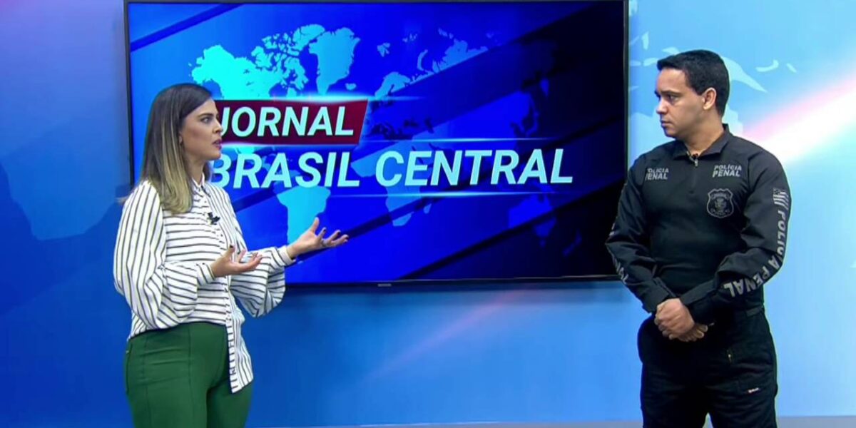 Polícia Penal de Goiás foi tema do Jornal Brasil Central