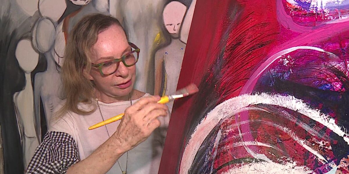 Artista plástica Vânia Ferro doa obra para a Pinacoteca da ABC