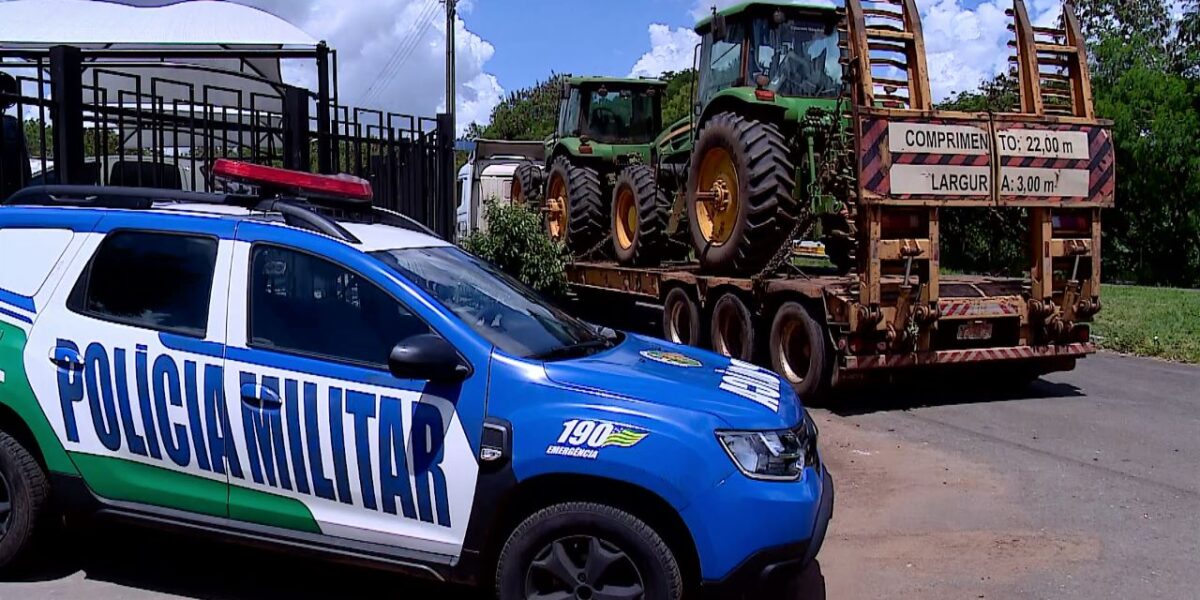 Goiás registra queda no número de roubos de carros e cargas