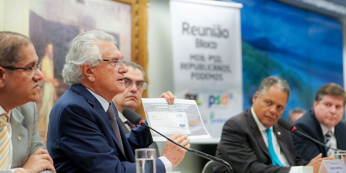 Ronaldo Caiado orienta bancada goiana a votar contra reforma tributária