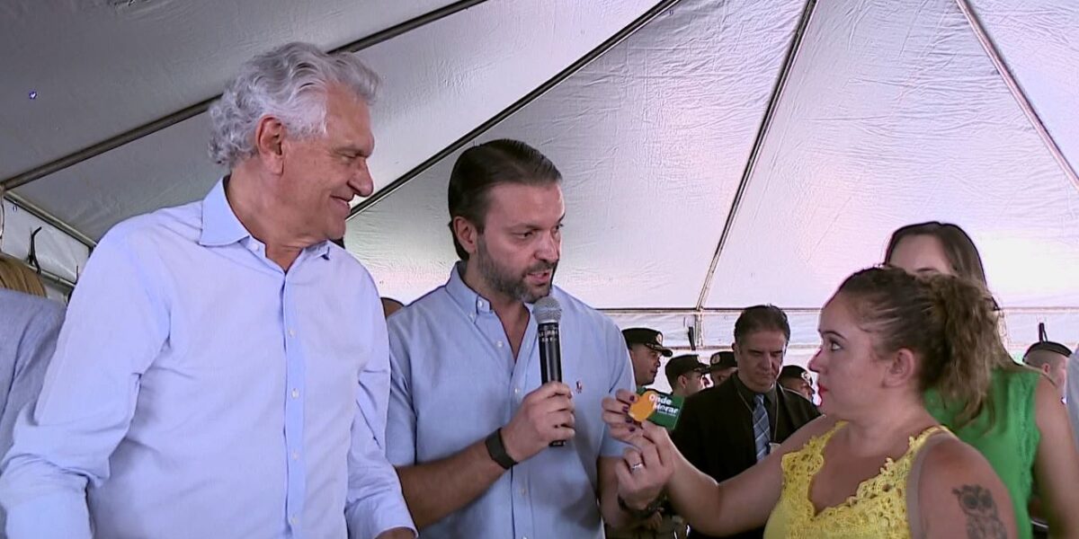 Governador entrega benefícios em Águas Lindas de Goiás