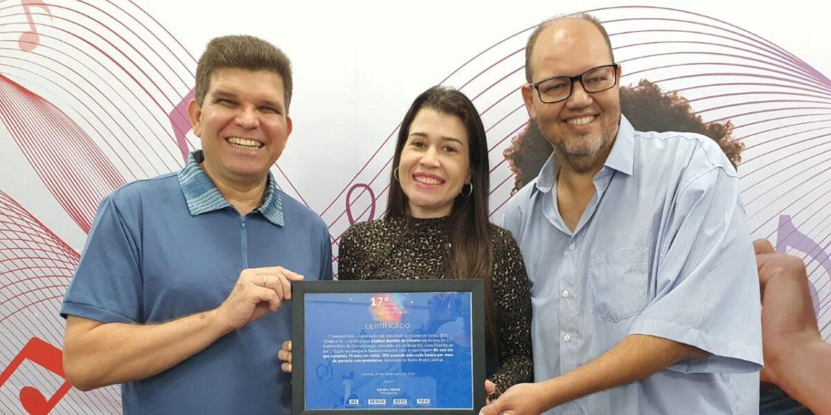 Brasil Central vence o Prêmio Fieg de Comunicação na categoria Radiojornalismo