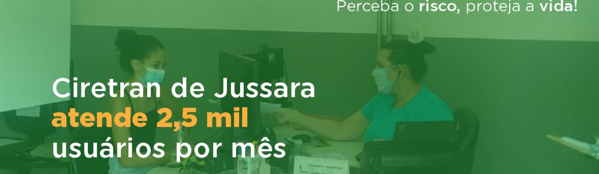 Ciretran de Jussara atende 2,5 mil usuários por mês