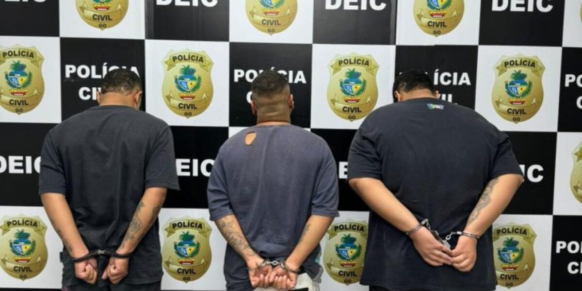 PCGO prende três simpatizantes de torcida organizada logo após emboscada criminosa