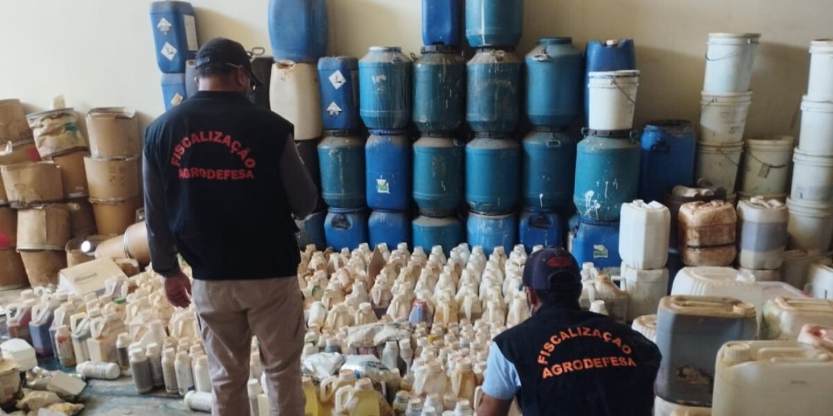 Operação Piratas do Agro realiza a maior apreensão de agrotóxicos falsificados em Goiás