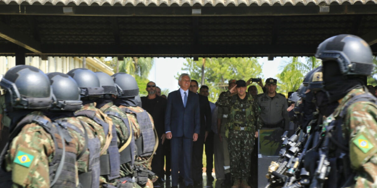 Dia do Exército: Caiado celebra “parceria e integração” entre instituição e polícia